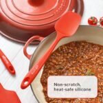 3 Piece Silicone Spatula Set - Red - Image 9