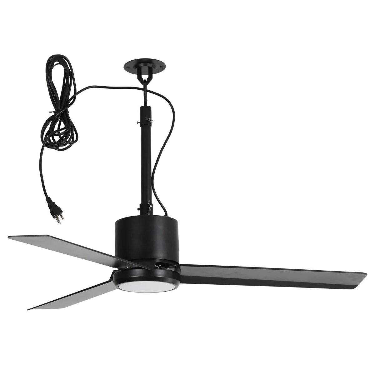 42 Inch Rhine Indoor/Wet Outdoor IP65 Black Anywhere Waterproof Ceiling Fan with LED Light and Convenient Hanging Hook - Image 19