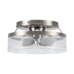 13" Flush Mount Reversible Ceiling Fan with Lighting and Remote Control - Image 3