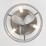 13" Flush Mount Reversible Ceiling Fan with Lighting and Remote Control - Image 7