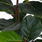 3' Faux Potted Fiddle Leaf Fig Tree - Lifelike Artificial Plant for Modern Home Decor - Image 5