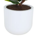 3' Faux Potted Fiddle Leaf Fig Tree - Lifelike Artificial Plant for Modern Home Decor - Image 8