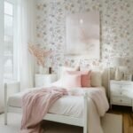 Delicate Watercolor Flowers Stick on Wallpaper - Image 5