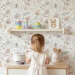 Delicate Watercolor Flowers Stick on Wallpaper - Image 7