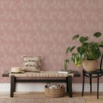 Minimalist Cotton Blossom Floral Wallpaper