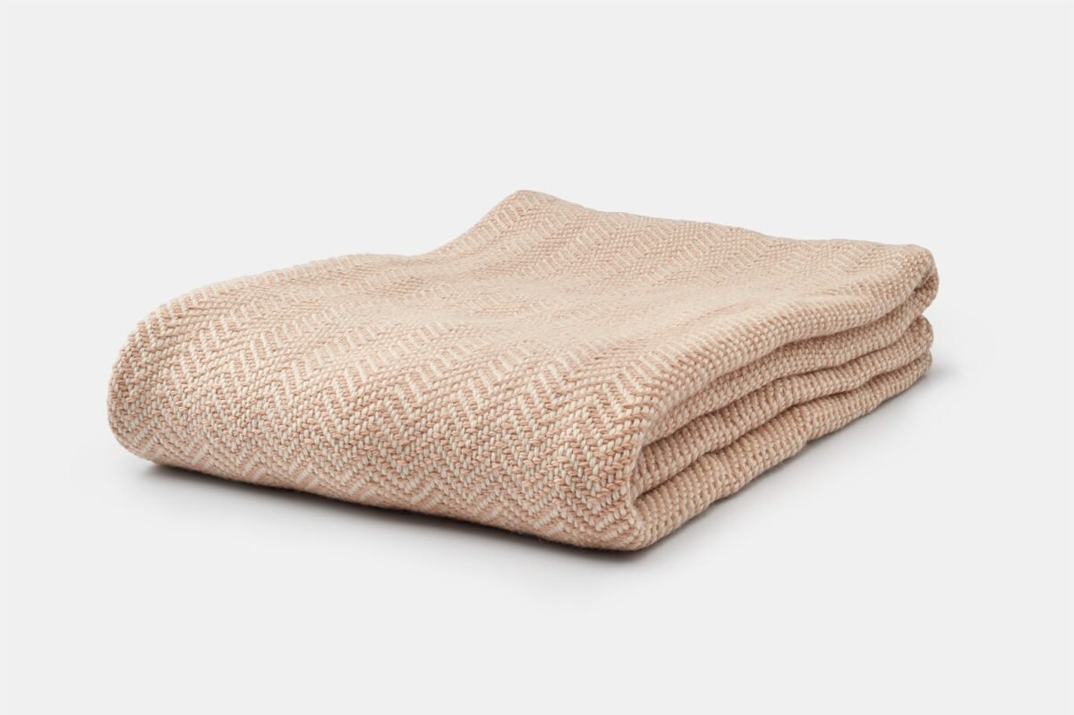 Chevron Pattern Soft Wool Throw Size Blanket - Image 12
