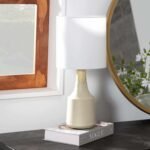 Gattaran Ivory & White Table Lamp