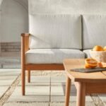 Circa Modern 6-Piece Spindle Solid Wood Outdoor Sectional and Coffee Table - Image 10