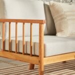 Circa Modern 6-Piece Spindle Solid Wood Outdoor Sectional and Coffee Table - Image 15