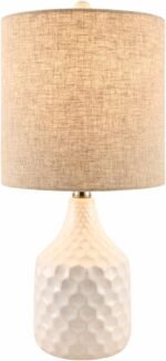 Gulmarrad Textured Ivory Ceramic Table Lamp - Image 9