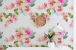 Delicate Watercolor Spring Flowers Wallpaper Mural - Image 5