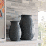 Handcrafted Warm Grey Aluminum Vase - Unique Decorative Home Accent by CG Hunter - Image 12