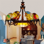 Glass Parrot Chandelier - Image 12