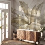 Mural Tropical Wallpaper - Palm Tree Background Mural - Image 2