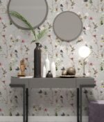 Garden Spring Flowers Removable Wallpaper - Image 5