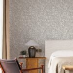 Gray Baroque Wallpaper - Modern Damask Design