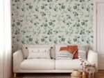 Watercolor Green Leaves Wallpaper - Image 4