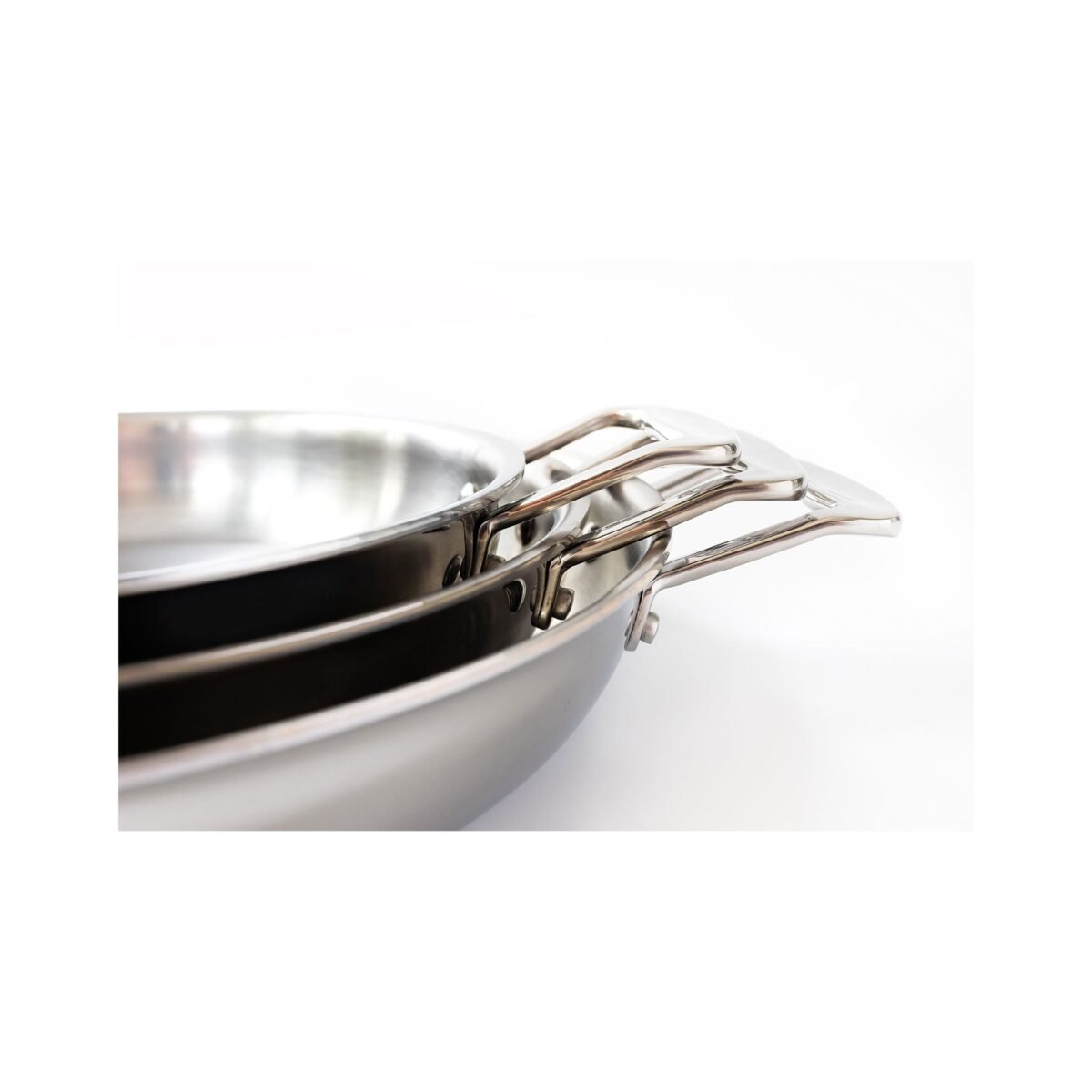 3- Piece Fry Pan Set With Short Handles - Image 2