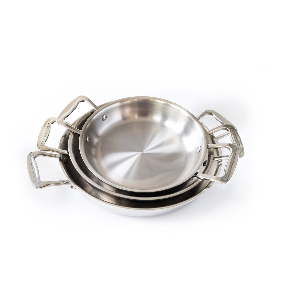 3- Piece Fry Pan Set With Short Handles - Image 1