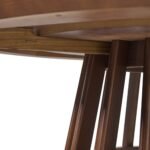 Modern 48 Round Solid Wood Dining Table - Image 7