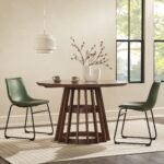 Modern 48 Round Solid Wood Dining Table - Image 2