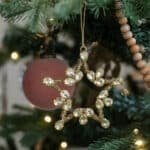 Handcrafted 4-Inch Jeweled Snowflake And Star Christmas Ornaments - Elegant Holiday Decor - Image 6