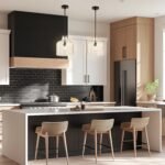 Kara Farmhouse 1-Light Textured Glass Nickel Island Pendant Light - Image 16