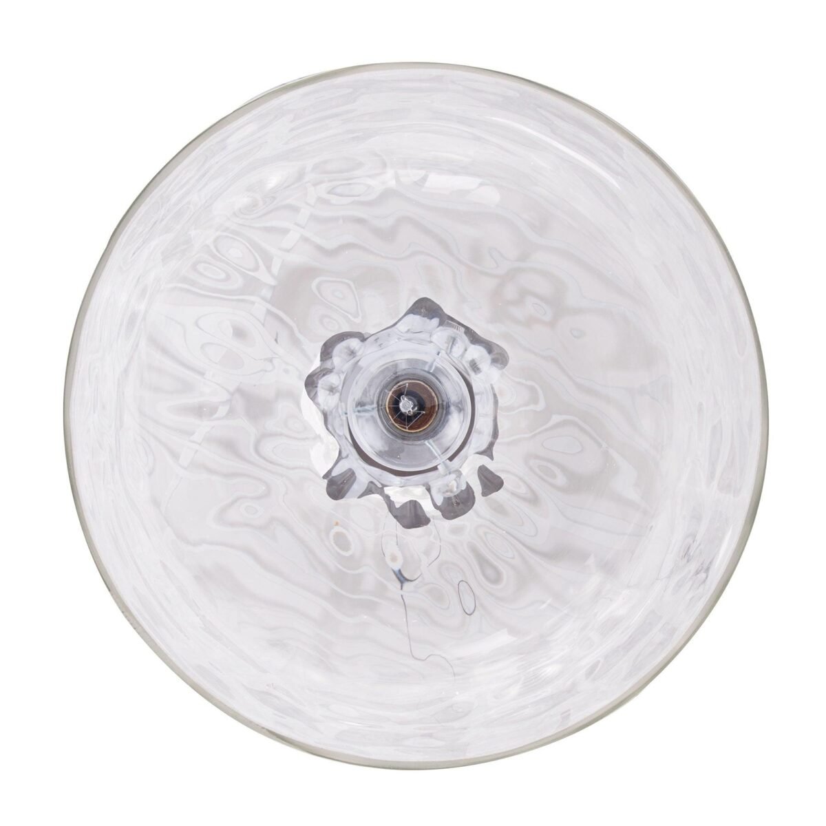 Kara Farmhouse 1-Light Textured Glass Nickel Island Pendant Light - Image 3