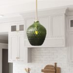 Lavine 1-light Olive Handblown Glass Mini Island Pendant Light - Image 6