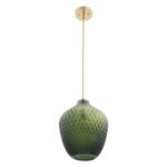 Lavine 1-light Olive Handblown Glass Mini Island Pendant Light - Image 7