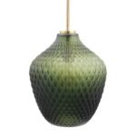 Lavine 1-light Olive Handblown Glass Mini Island Pendant Light - Image 3