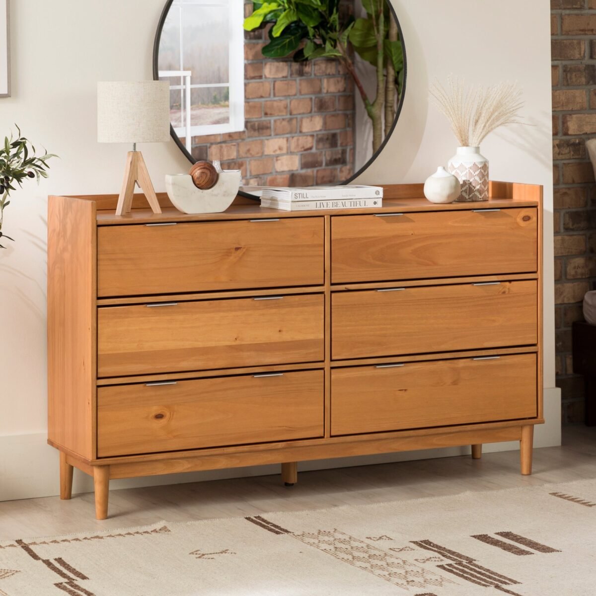 Lee Mid-Century Modern Wood Dresser - Image 1