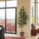 7' Lifelike Faux Citrus Lemon Tree with Lush Green Leaves for Home and Office Decor - Image 5