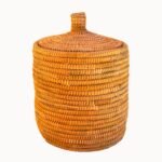 Lidded Palm Laundry/Storage Basket - Image 7
