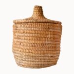 Lidded Palm Laundry/Storage Basket - Image 8