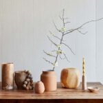 Terra Cotta Bud Vase, Whitewash - Image 2