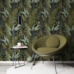 Green Fern Peel and Stick Wallpaper - Image 2
