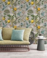 Flying Hummingbirds Lemon Tree Wallpaper - Image 6