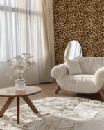 Luxury Leopard Animal Print Peel and Stick Wallpaper - Image 3