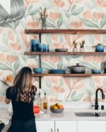 Orange Blossom Wallpaper Peel and Stick - Image 6