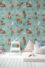 Deer Fawn Wallpaper Peel and Stick - Image 5