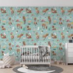 Deer Fawn Wallpaper Peel and Stick