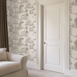 Luxury French Toile Wallpaper - Elegant Vintage Horse & Equestrian Wallcovering - Image 7