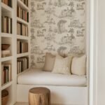 Luxury French Toile Wallpaper - Elegant Vintage Horse & Equestrian Wallcovering