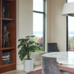 CG Hunter 4' Lifelike Monstera Plant in Sleek Gray Planter – Realistic Tropical Decor - Image 4