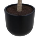 7' Lifelike Faux Potted Money Tree - Elegant Home Decor for Modern Interiors - Image 4