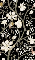 Magnolia Flower Tree and Birds Wallpaper - Image 7