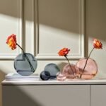 Mars Vase Small Steel Apricot - Image 3