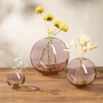 Mars Vase Small Steel Apricot - Image 2