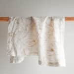 CG Hunter Handcrafted Linen Blush Lilies Napkins - Set of 4 for Elegant Dining Decor